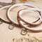 5 Pcs 5 Inch Embroidery Hoops, Round Imitated Wood Cross Stitch Hoop